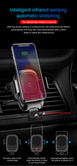 Baseus Premier 2 in 1 Wireless Mounted Car Charger