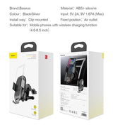 Baseus Premier 2 in 1 Wireless Mounted Car Charger